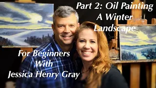 Part 2: Oil Painting a Winter Landscape for Beginners