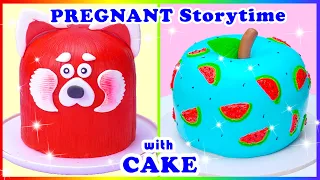 🌈 PREGNANT STORYTIME: I Was Pregnant When I Was Only 16 | So Yummy APPLE Fondant Cake Ideas 🍰