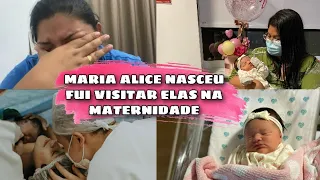 VLOG: SUELEN PARTO DE EMERGÊNCIA | VISITA NA MATERNIDADE | CONHECI A MARIA ALICE 🌈❤️ - Cíntiapdn