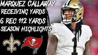 New Orleans Saints-Marquez Callaway Vs Tampa Bay Buccaneers Week 15 Season Highlights