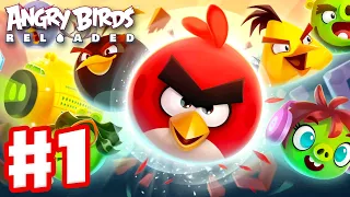 Angry Birds Reloaded - Gameplay Walkthrough Part 1 - The Birds Are Back! Hot Pursuit! (Apple Arcade)