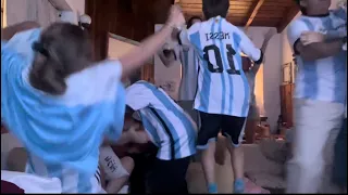 Argentina 3 (4) vs Francia 3 (2) | Final del mundo | Reacción en familia