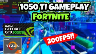 GTX 1050 Ti Fortnite 4gb + Ryzen 5 3600x performance mode 1080p chapter 4