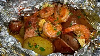 Shrimp Boil Foil Packs STEP BY STEP || TERRI-ANN’S KITCHEN