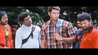 Darshan First Day in College Super Scenes | Navya | Kitty Part-1 | Blockbuster Kannada Movie
