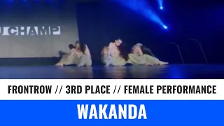 3 RD PLACE | FEMALE | WAKANDA | YOU CHAMP 2023 | #irkutsk