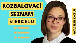 Rozbalovací seznam v Excelu pro začátečníky | Data validation list