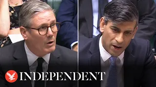 Live: Sunak faces Starmer at PMQs after declaring inflation ‘back to normal’