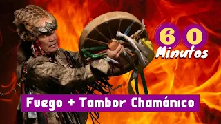 Fuego y Tambor Chamánico (4K) 🪘 60 Minutos ⌛ Michael Harner