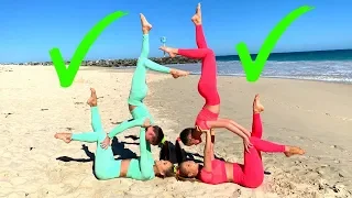 Big Sisters VS Little Sisters EXTREME YOGA CHALLENGE Round 3!