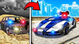 Repairing BROKEN Police Car in GTA 5!