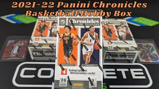 2021-22 Panini Chronicles Basketball Hobby Box 3 box opening