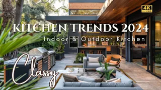 Indoor & Outdoor Kitchen Design Styles and Innovation | KITCHEN DESIGN TRENDS 2024