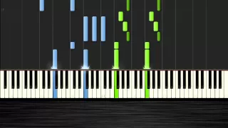 Miley Cyrus - Wrecking Ball - Piano Tutorial by PlutaX - Synthesia