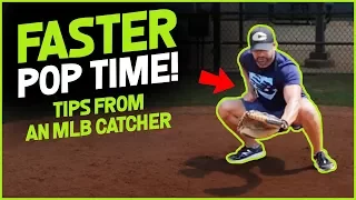 EVERYTHING YOU NEED TO KNOW FOR A FASTER POP TIME! [Baseball Catcher Pop Time Drills]