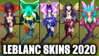 All LeBlanc Skins Spotlight 2020 - Championship Latest Skin (League of Legends)