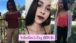 GRWM: Valentine's Day Makeup, Outfit and Hair Ideas | Nicole Gamboa