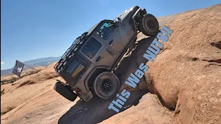Steepest Climb We've Ever Done in Our Overlanding Jeep Rubicon!  Hell's Revenge in Moab, Utah.