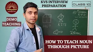 MASTERING KVS TEACHING DEMO FOR ENGLISH GRAMMAR | KVS DEMO TEACHING ENGLISH GRAMMAR: NOUN DEMO CLASS