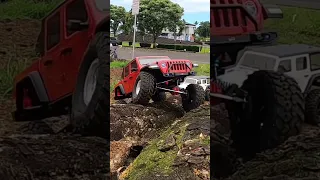 Axial SCX10iii Jeep Gladiator RC Crawl (Log🪵Flexing💪🏽) | 🌋RC Action Hawaii🌴 RC Crawler