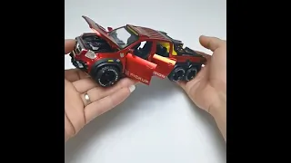 1:28 Mercedes-Benz X-Class Pickup 6X6 Alloy Car Model Off-road Vehicle Pickup