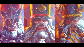 Differences in Chaos Dwarfs Cinematics. Total War Warhammer 3