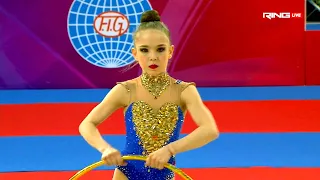 Stiliana Nikolova (BUL) - RGI Hoop AA  ✨💜✨ FIG World Cup 2022 SOFIA (BUL) - 32,000