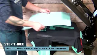 Seattle Kraken Jersey's getting customized at Seattle Shirt Company at First and Pike in Seattle