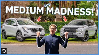 The Mahindra XUV700 2023 Takes On The Mitsubishi Outlander 2023 | Medium SUV Battle | Drive.com.au