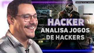 👨🏽‍💻 Colocamos um HACKER pra analisar JOGOS DE HACKERS!  🎮