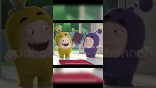 oddbods Bubbles💛&Jeff💜,Pogo💙&Newt💖singing ''hare hare ya''🎀🧸#hare hare ya