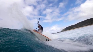 Keahi de Aboitiz Kitesurfing Hawaii 2013