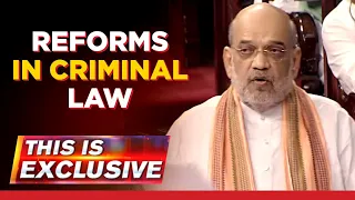 Amit Shah Introduces Reforms in Criminal Law Like Mob Lynching And Gang Rape | This Is Exclusive