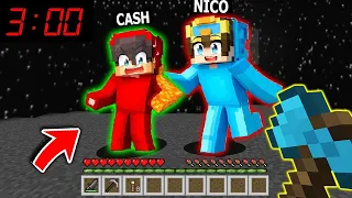 Minecraft But We’re On ONE MILLIONAIRE BLOCK! garten of banban cash nico aphmau fgteev