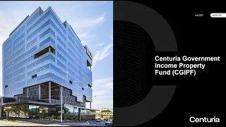 Centuria Government Income Property Fund -  Investor Webinar