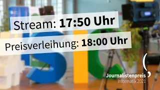 Journalistenpreis Informatik 2021 #JPI21