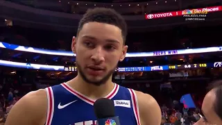 Ben Simmons talks about Hack-the-Simmons strategy *Wizards fouled him 12 times in the 4th qtr (2017)