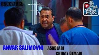 HAFA BO'LISH YO'Q 141-SONI BACKSTAGE  // ANVAR SALIMOVNI ASABLARI DOSH BERA OLMADI