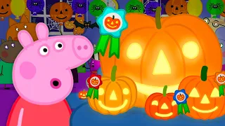 Peppa Pig Carves A Pumpkin For Halloween 🐷 🎃 Peppa Pig Official Channel 4K Family Kids Cartoons