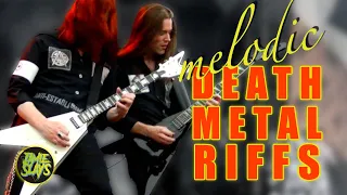 The 7 Greatest Melodic Death Metal Guitar Riffs Of All Time!