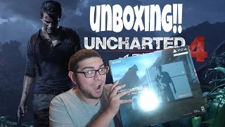UNCHARTED 4 LIMITED EDITION PS4 UNBOXING! (best looking ps4 out now)