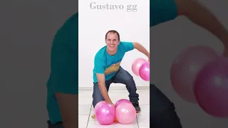 COLUMNAS DE GLOBOS ( sin estructura 👍) decoración con globos - Gustavo gg