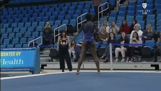 Chae Campbell ‘Beyonce’ Inspired Floor Routine Meet The Bruins 2022