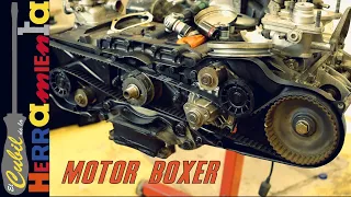 Distribución Motor BOXER de Alfa Romeo 33.