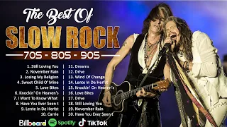 GnR, Nirvana, Aerosmith, Bon Jovi, Scorpions, Led Zeppelin, U2 😈 Slow Rock Ballads 70s 80s 90s