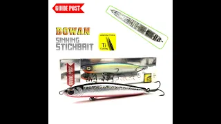 BOWAN 95S slow Sinking Pencil Fishing Lure