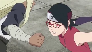 Sarada Win in 3 Seconds, Mitsuki vs Toroi, Inojin vs Araya - Boruto Chunin Exams, Boruto Ep 58