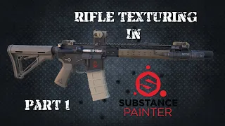 Texturinig a Rifle In Substance Painter Part 1