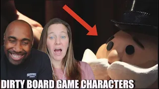 DIRTY BOARD GAME CHARACTER IN ROBOT CHICKEN - REACTION