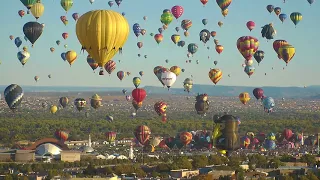 Time-lapse: Day 2 of Balloon Fiesta